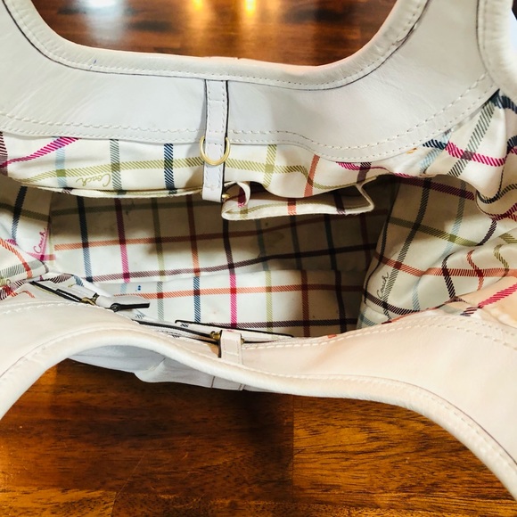 Authentic COACH TATTERSALL ERGO PLEATED LEATHER BAG HOBO - Picture 5 of 16